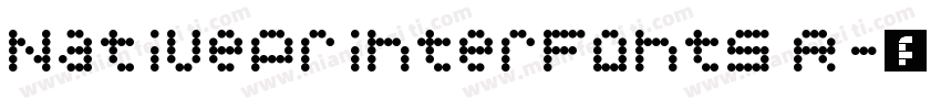 NativePrinterFontS R字体转换